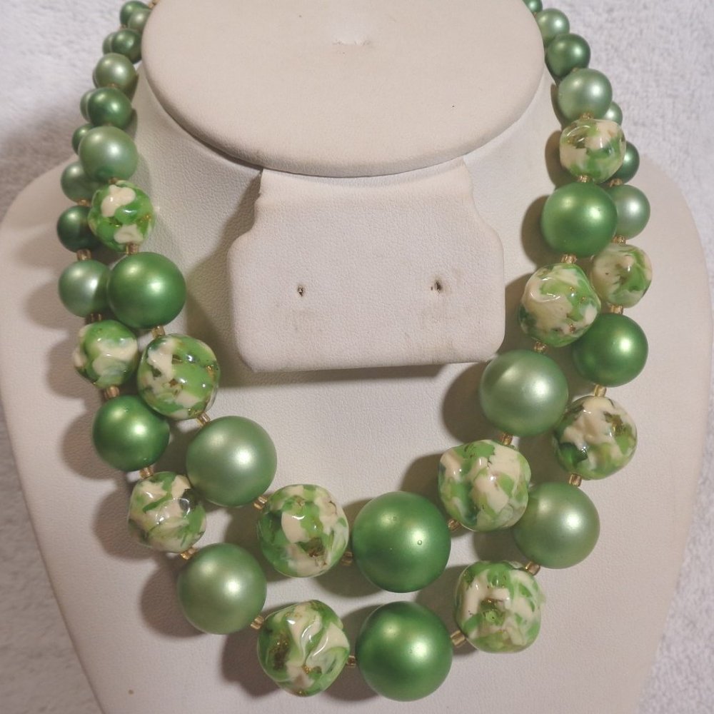 Stunning Vintage Double Strand Necklace